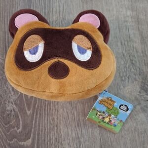 animal crossing tom nook racoon plush new nintendo switch video game